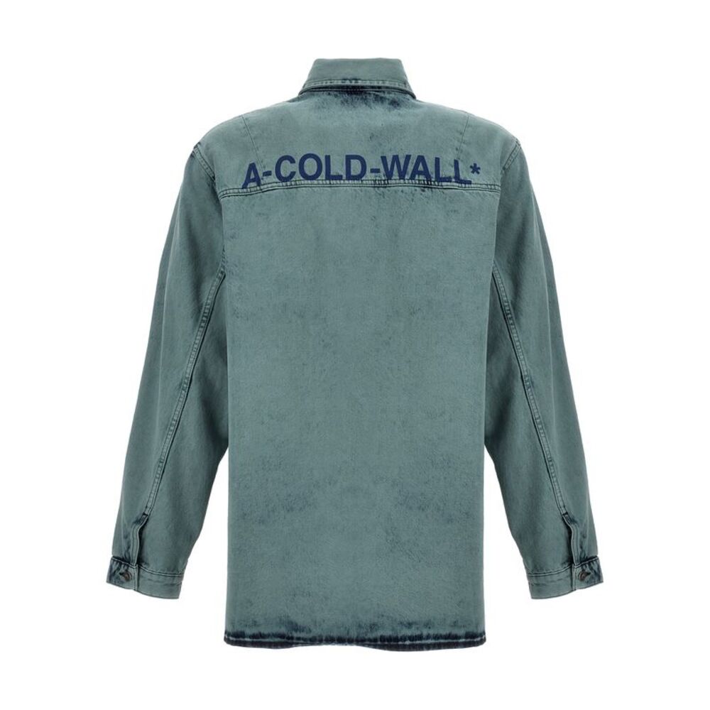 A-Cold-Wall* Men 'Bleached Overdyed' Shirt - Picture 2 of 4